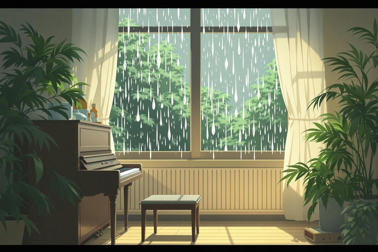 红果短句 - 雨天的旋律 红果短句 - 雨天的旋律,治愈日常治愈动漫短剧