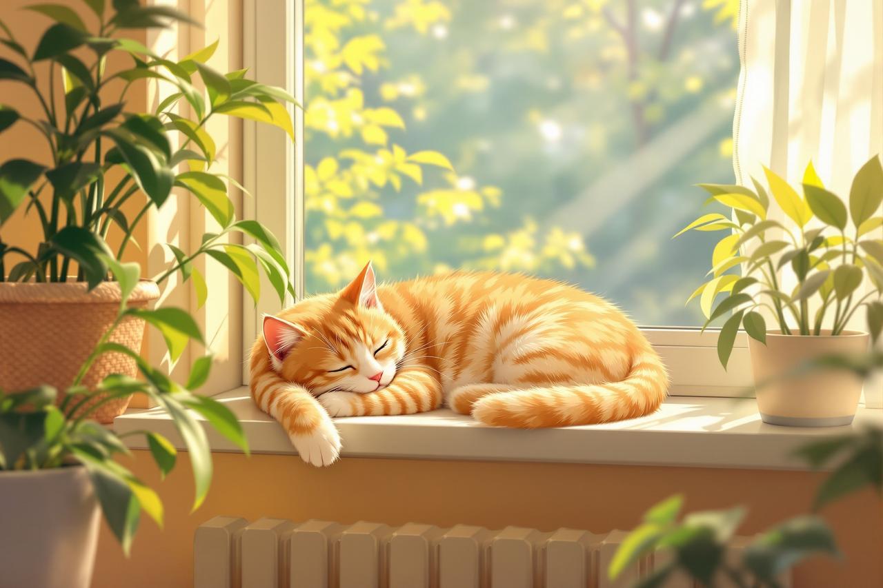 红果短句 - 猫咪的午后 红果短句 - 猫咪的午后,暖心陪伴治愈动漫短剧